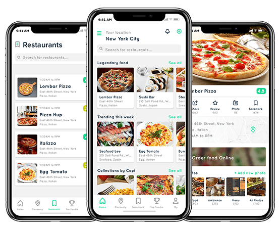 food delivery app